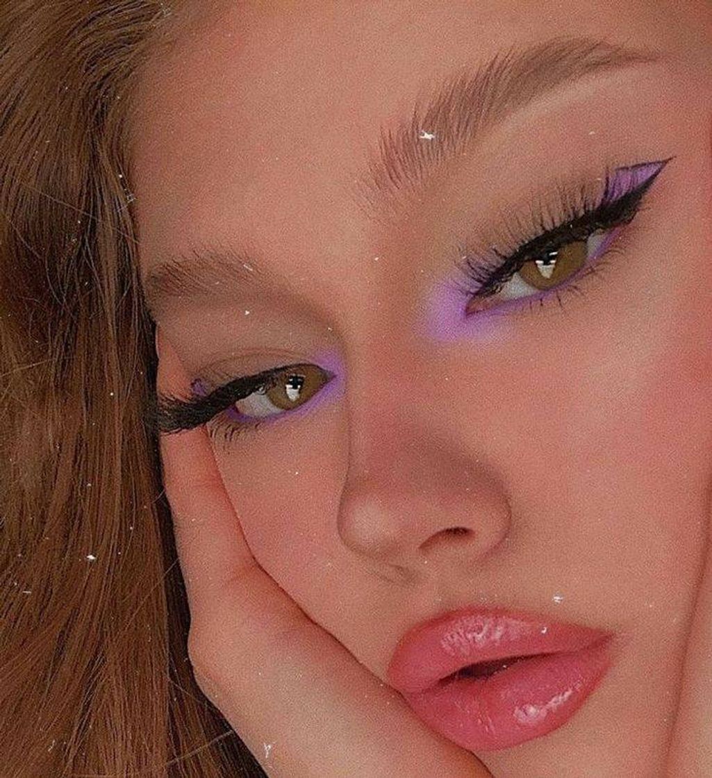 Social Purple makeup