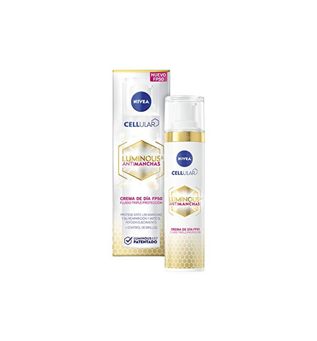 Product NIVEA Cellular LUMINOUS 630 Antimanchas Crema de Día FP50 Fluido Triple Protección