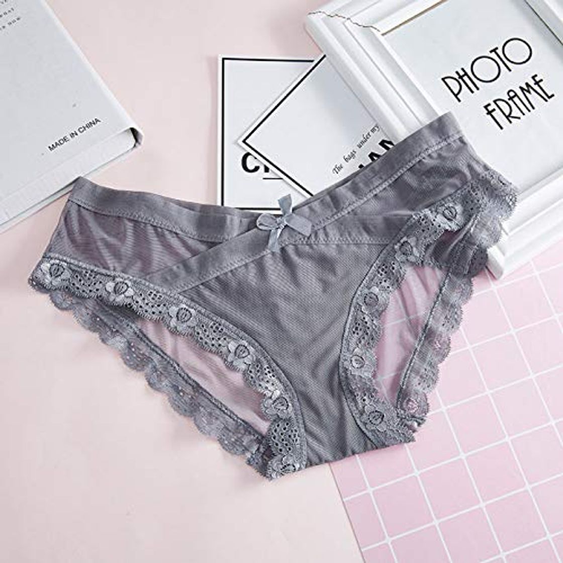Social CHENGWJ Las mujeres Panty de las Mujeres Sexy de Encaje Bragas de