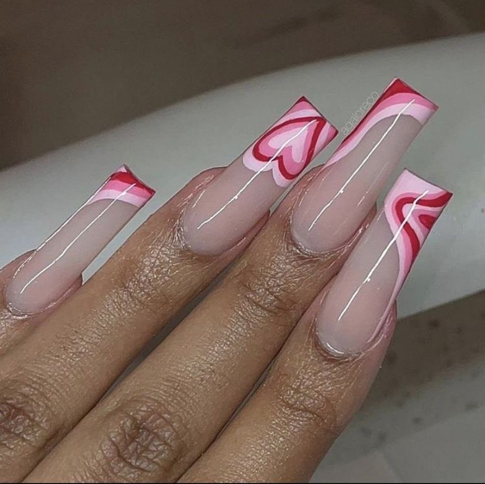 Fashion Valentine's day nails ♡ 