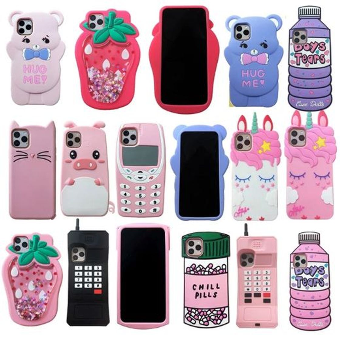 Moda Cover para celulares kawai 