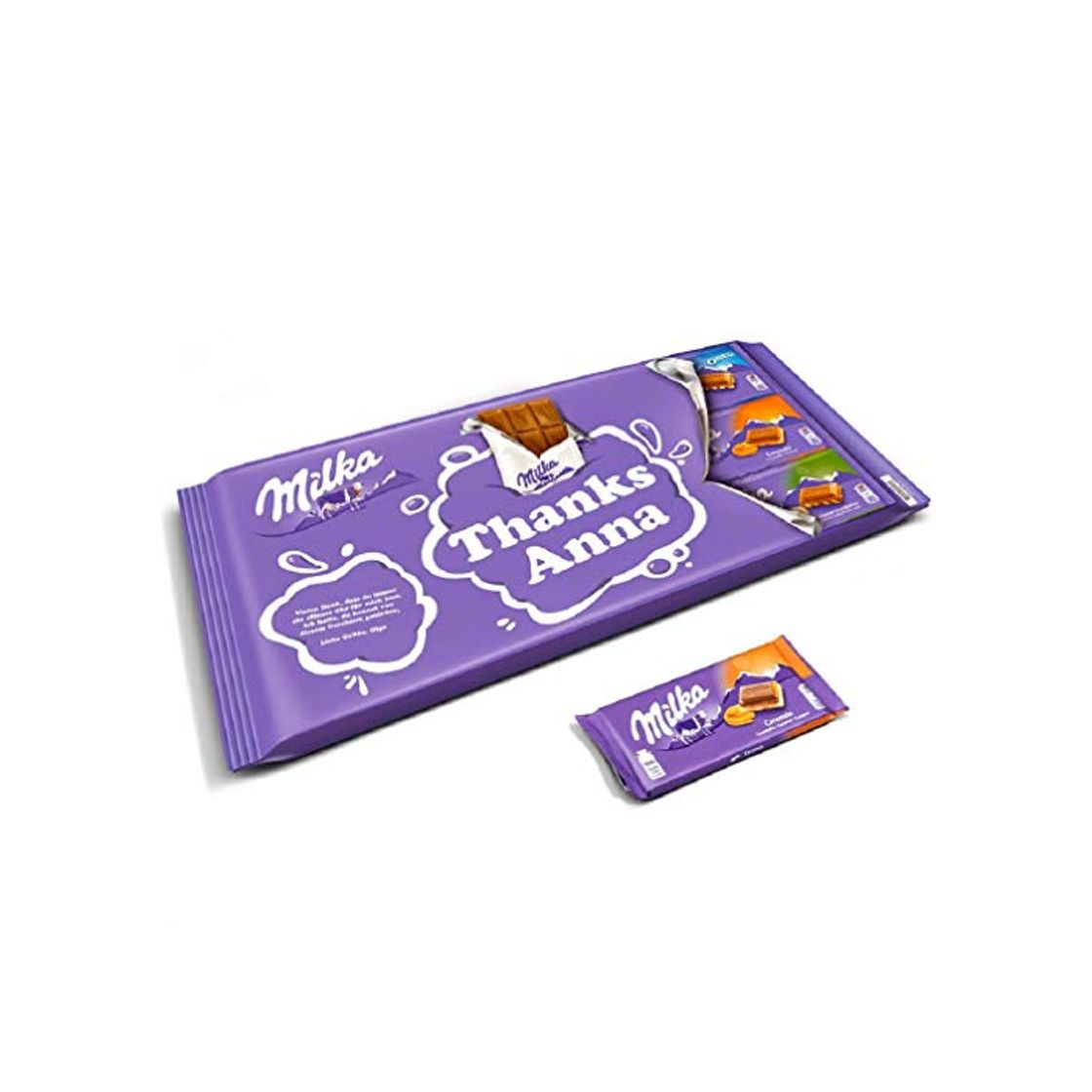 Producto Barra gigante de Milka - Barra XL de Milka personalizada con nombre