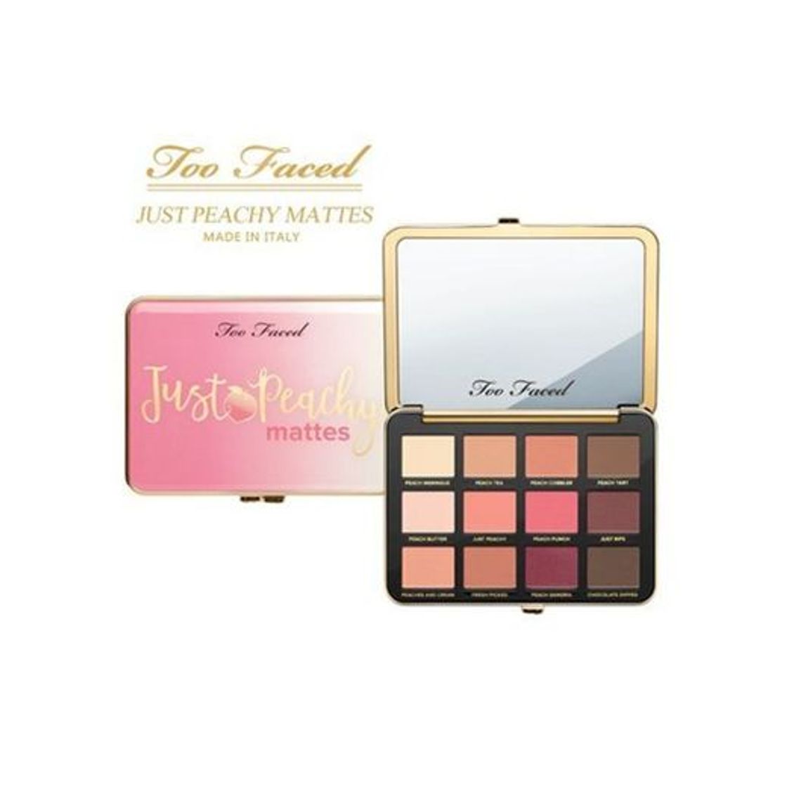 Social Too Faced Just Peachy Mattes Eye Shadow Palette