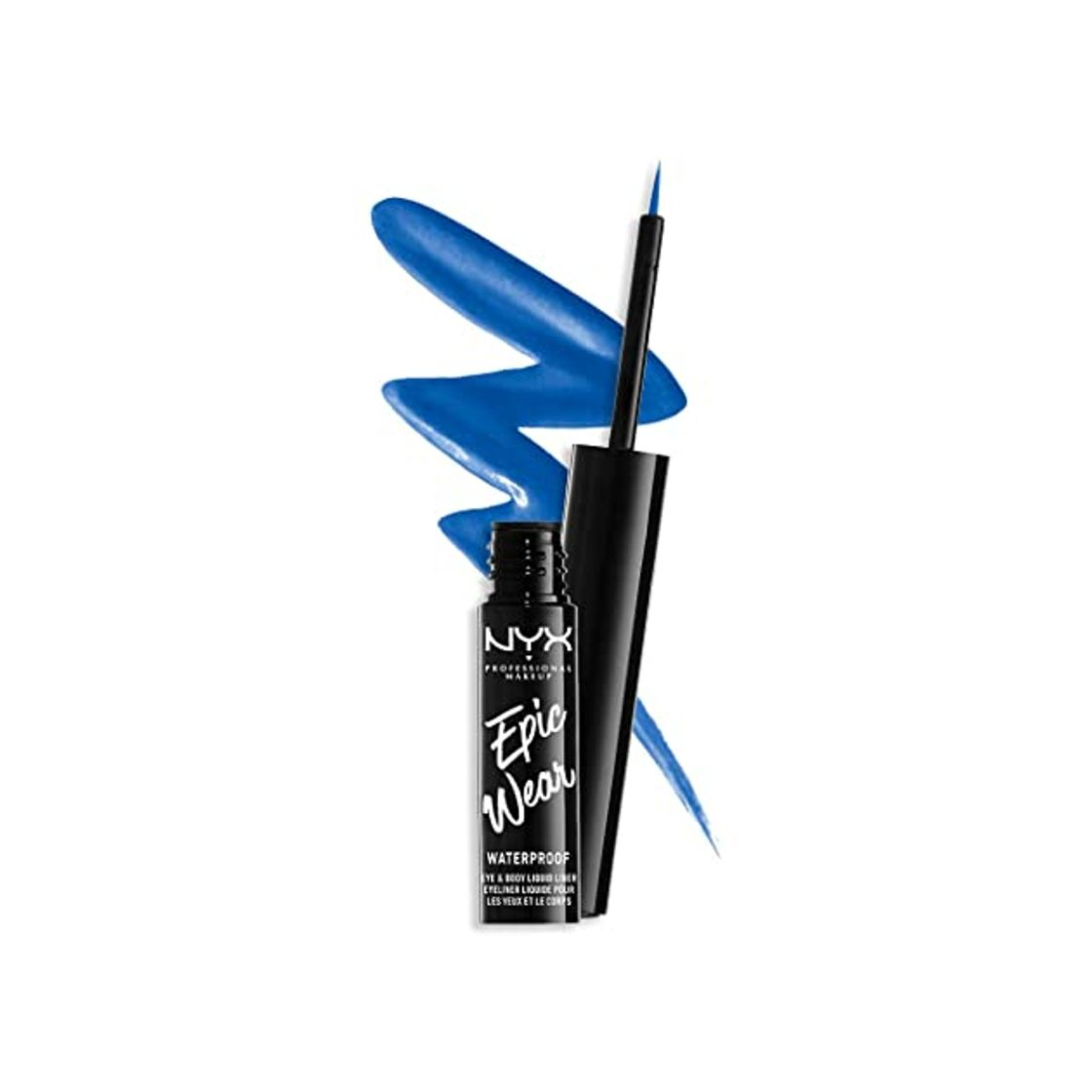 Social NYX Professional Makeup Eyeliner Líquido Epic Wear Semi-Permanente, Larga Duración, A Prueba