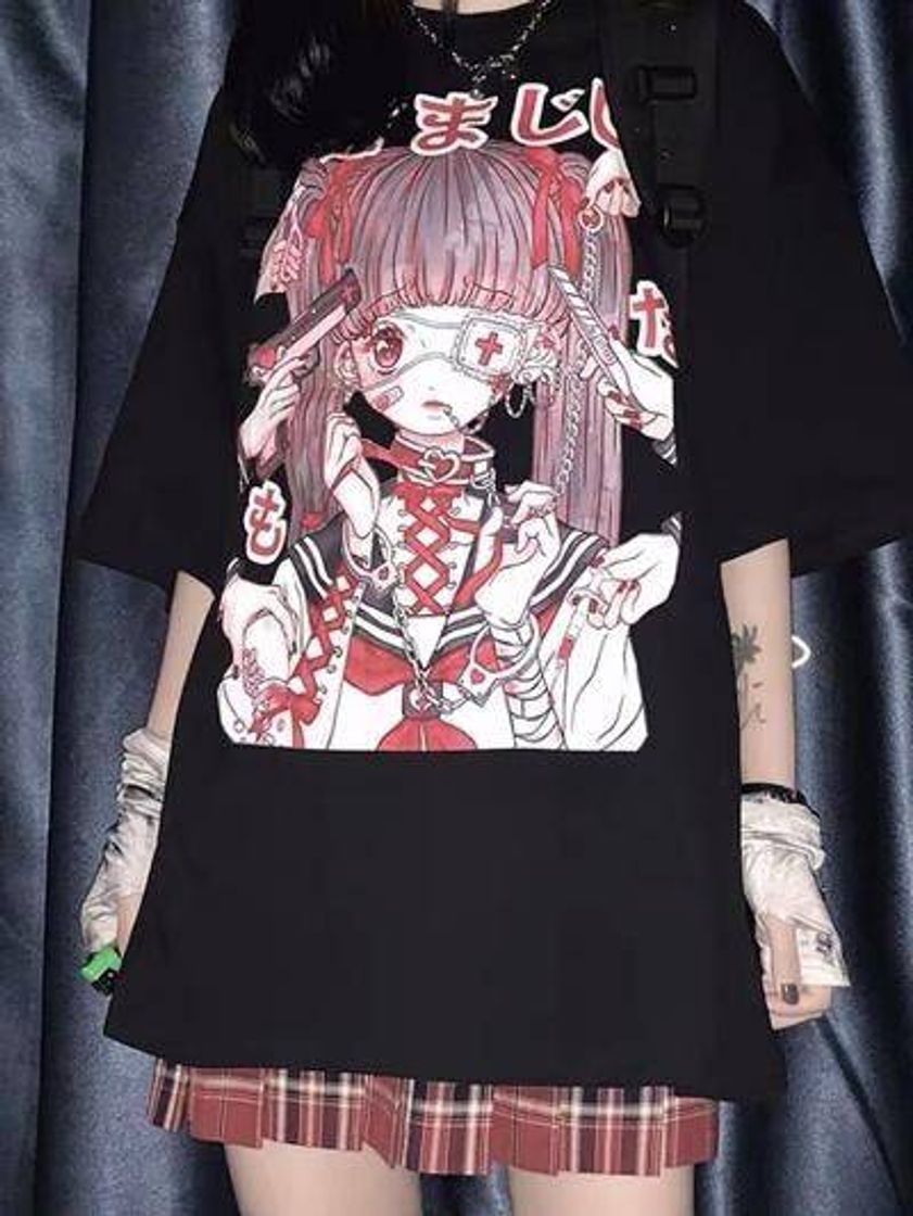 Fashion Camiseta anime