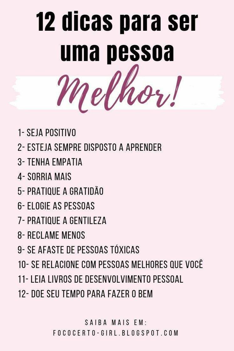 Social Dicas para ser uma pessoa melhor