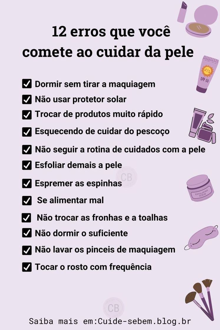 Social Erros que prejudica sua pele