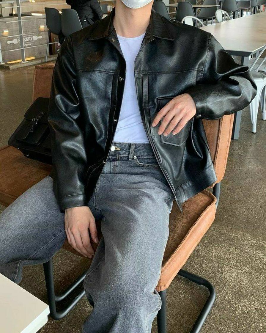 Social jeans and leather