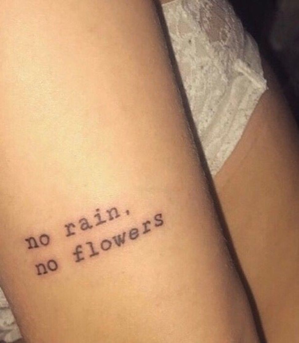 Fashion Quote tattoo 