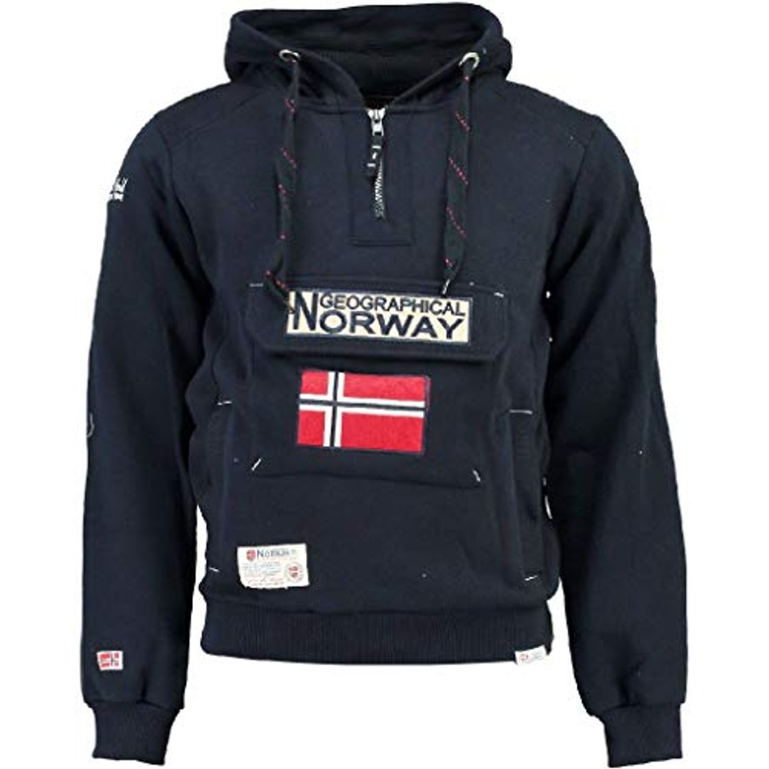 Moda Geographical Norway Sudadera DE Hombre GYMCLASS Azul Marino Talla L