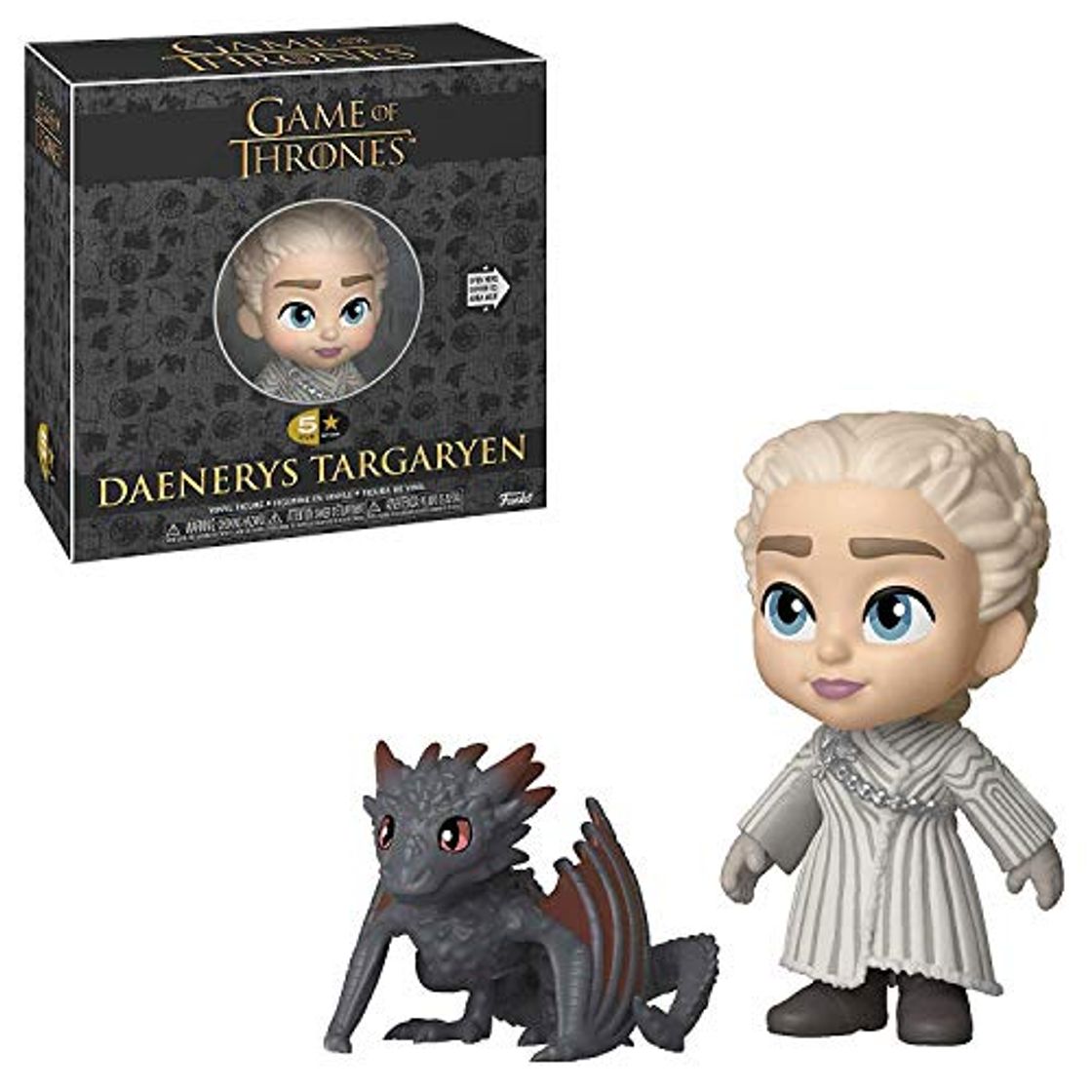 Games Funko- Juego De Tronos Targaryen Figura 5 Stars Daenerys w/Drogon,