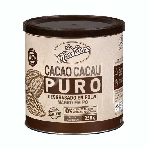 Cacao puro desengrasado