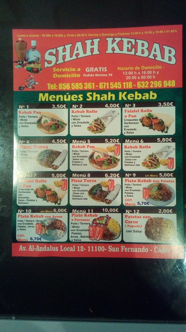 Restaurantes Shah Kebab