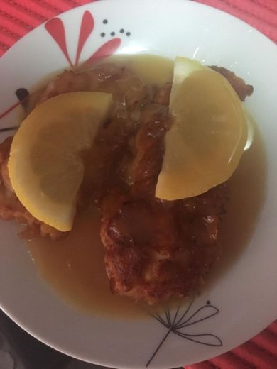 Pollo al limón en 15 minutos. Receta de cocina fácil 