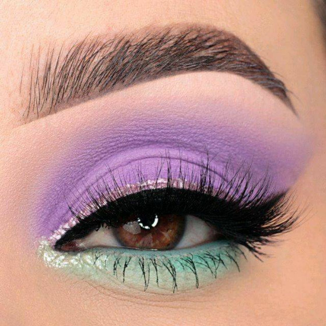Make roxa e azul Turquesa💜💙