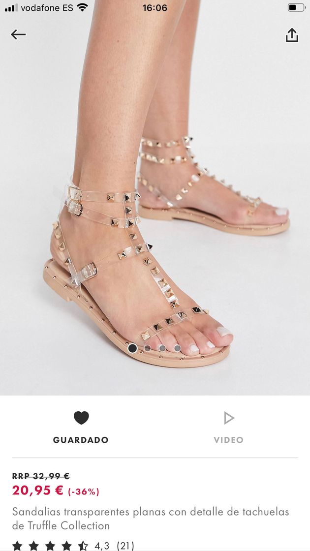 Moda Sandalias tachuelas asos