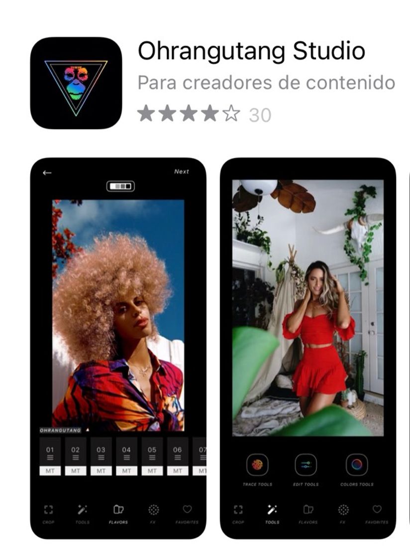 App Esta es la aplicación que uso para editar mis fotos