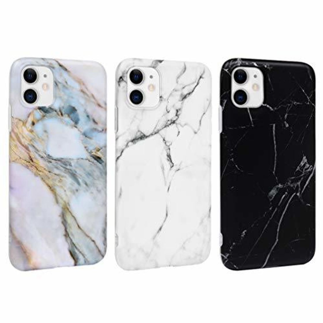 Electronic MUSESHOP Carcasa para iPhone 11 Funda Mármol