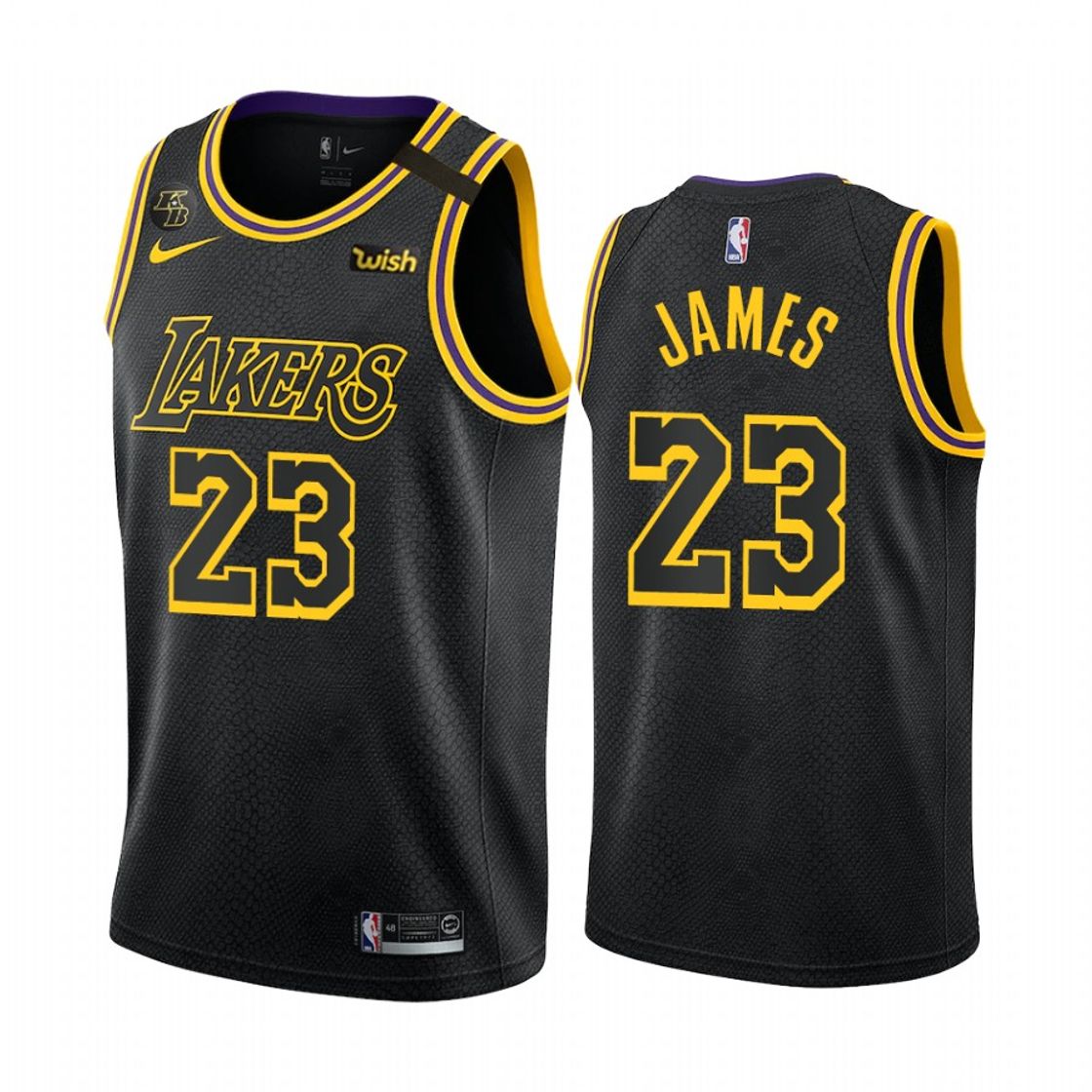 Fashion Los Angeles Lakers Black Mamba 