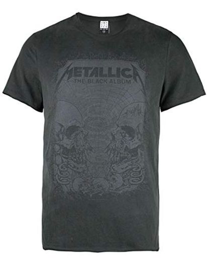 Amplified Metallica-The Black Album Camiseta, Gris