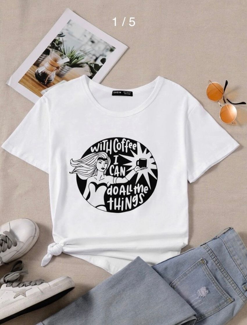 Moda Camiseta Shein promoção