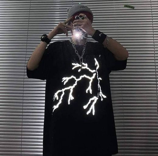 LIGHTING REFLECTIVE HARAJUKU TEE

