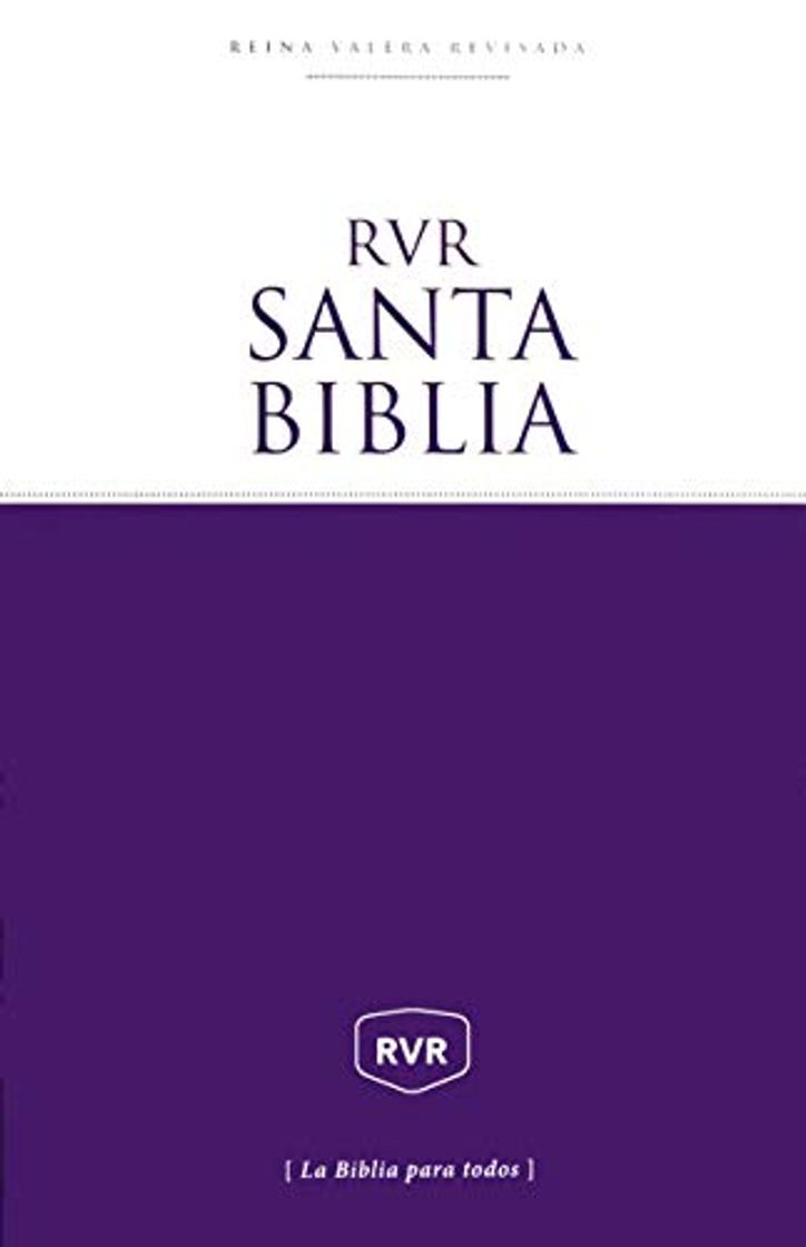 Libro Rvr-Santa Biblia