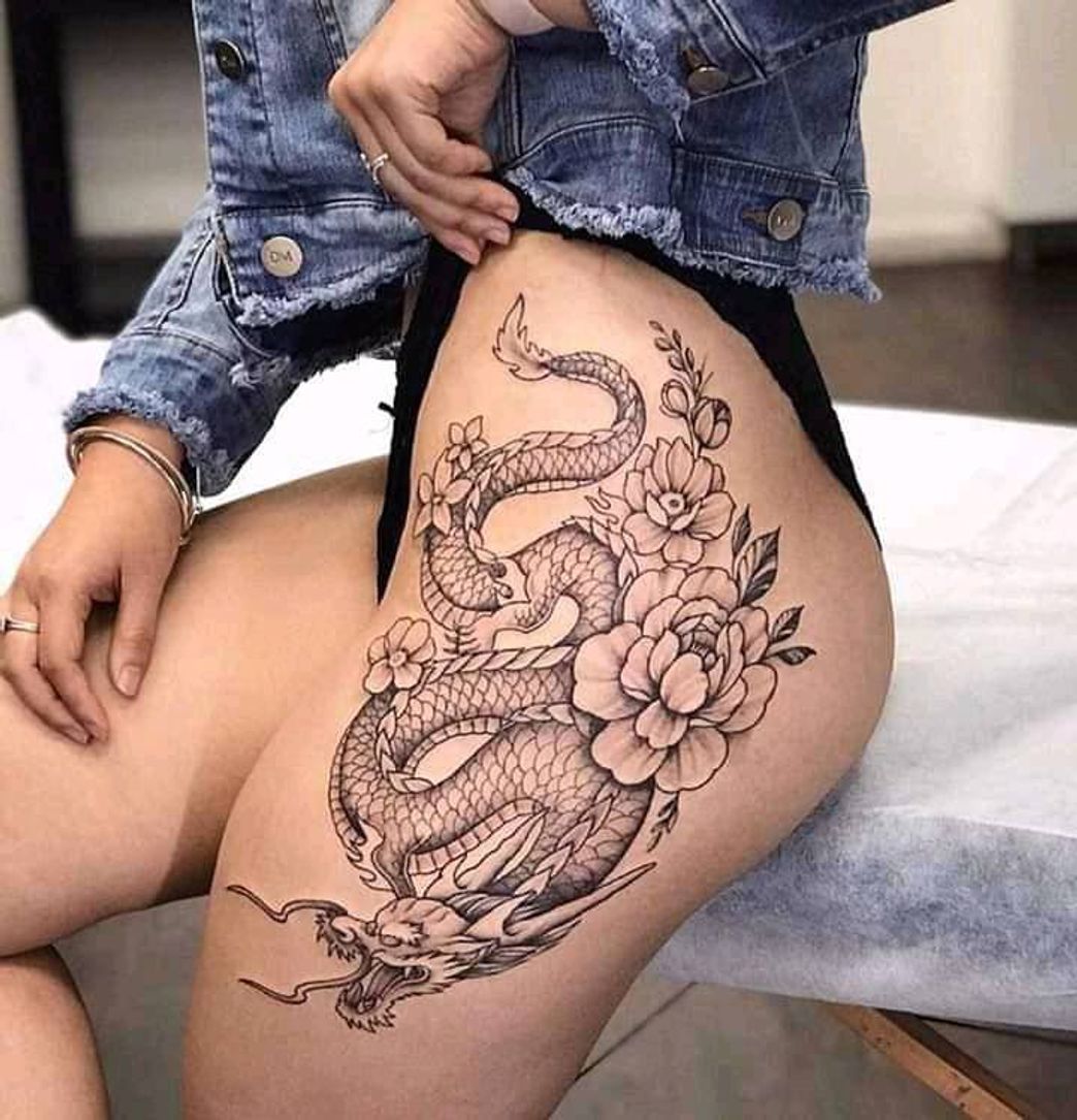 Fashion Tatuagem feminino