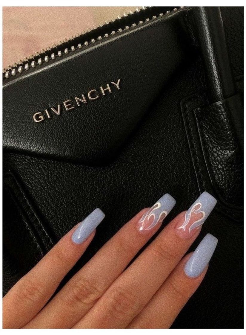 Moda cute acrylic nails pastel 🦋