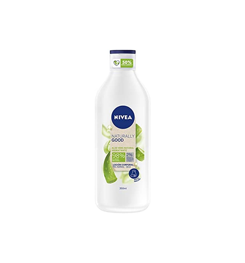NIVEA Naturally Good Loción Corporal Aloe Vera Hidratante Piel Normal y Seca 350 ml