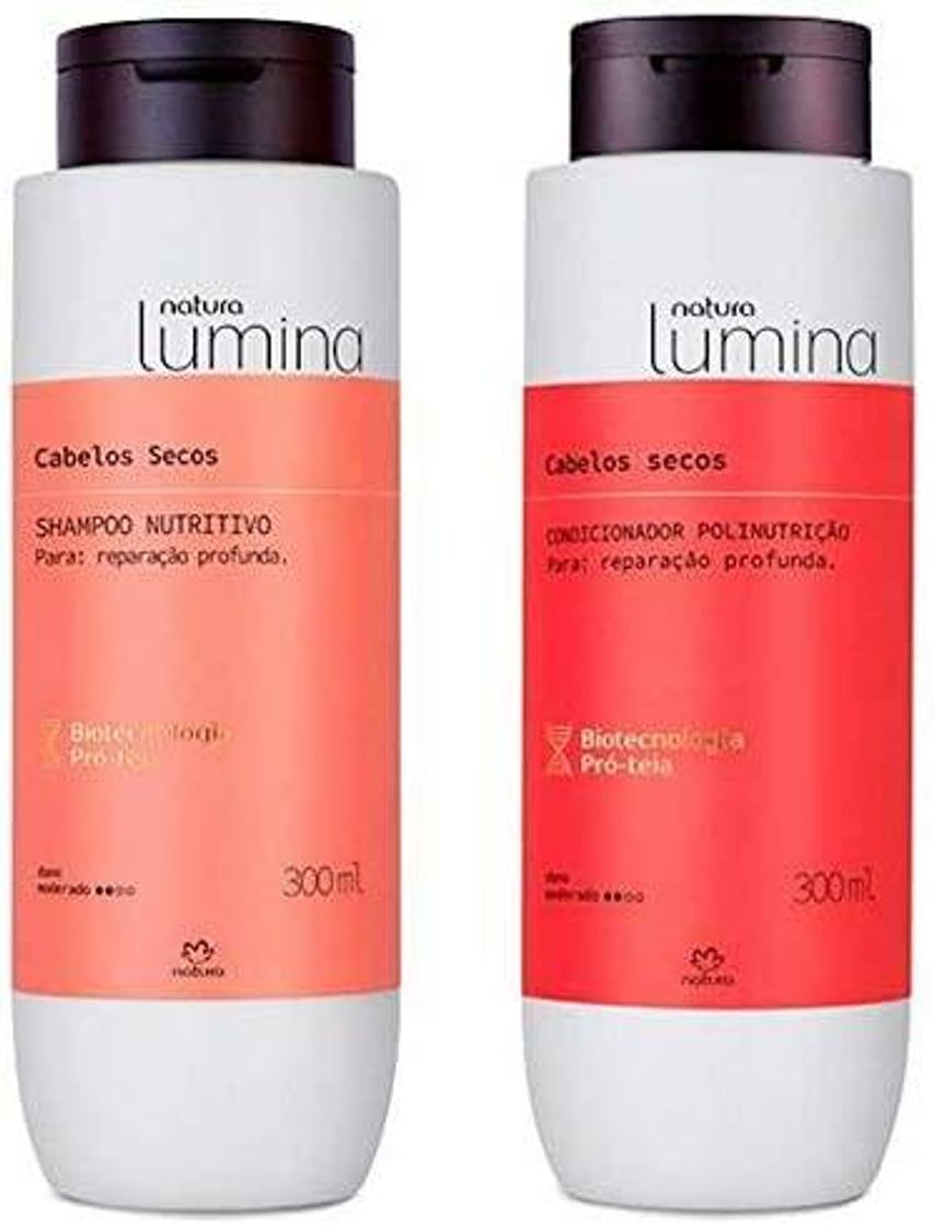 Fashion Natura Shampoo y Acondicionador Linha Lumina (Cabello Seco)