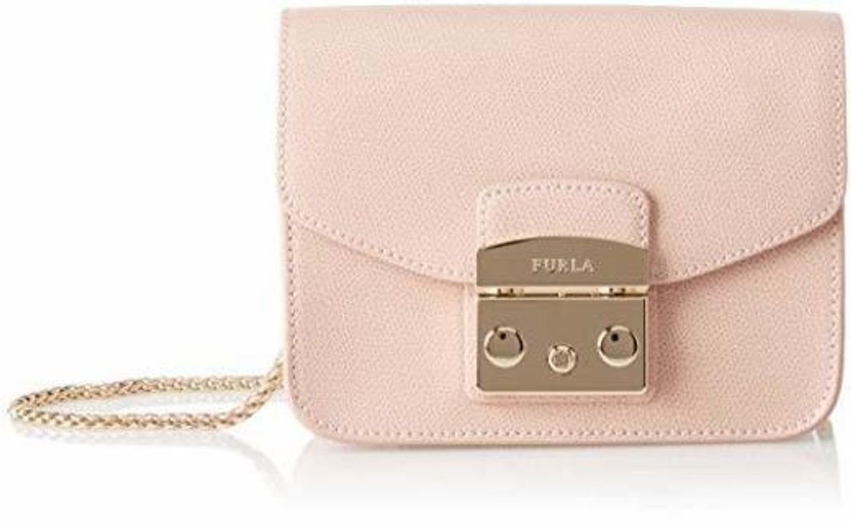 Fashion Furla - Metropolis Mini Crossbody, Bolsos bandolera Mujer, Rosa