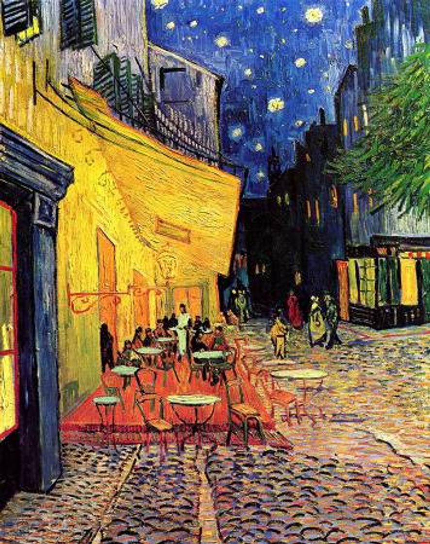 Moda "Terraza de café por la noche" de Van Gogh