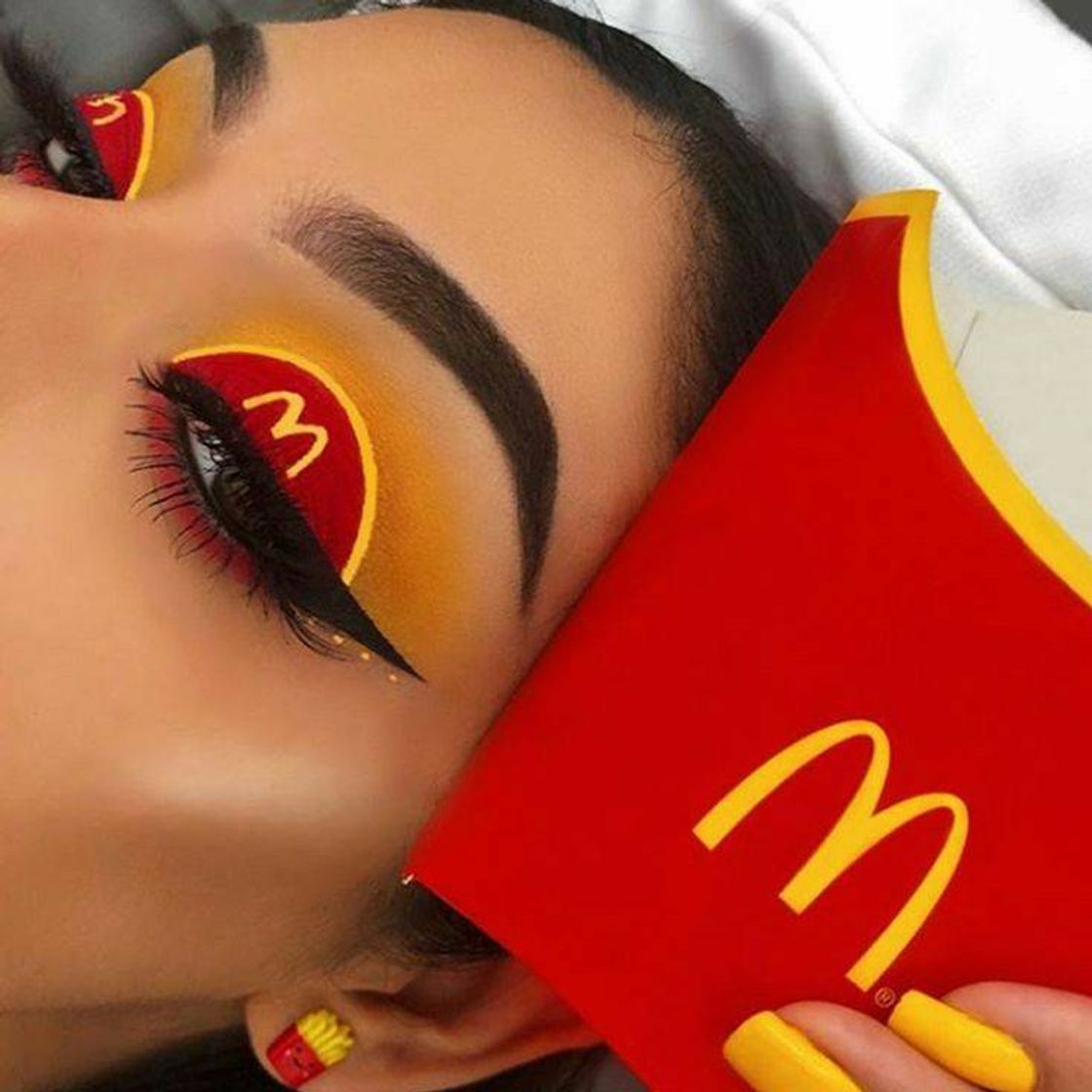 Fashion Maquiagens criativa do McDonald's