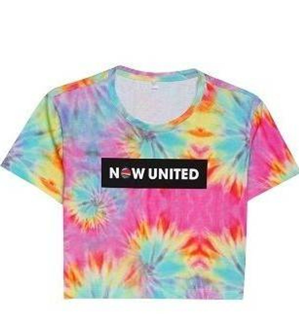 Fashion Blusa Cropped Tie Dye Now United 