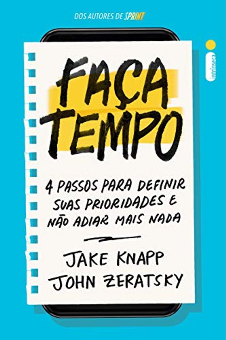 Book Faça Tempo: 4 passos para definir suas prioridades e não adiar mais nada