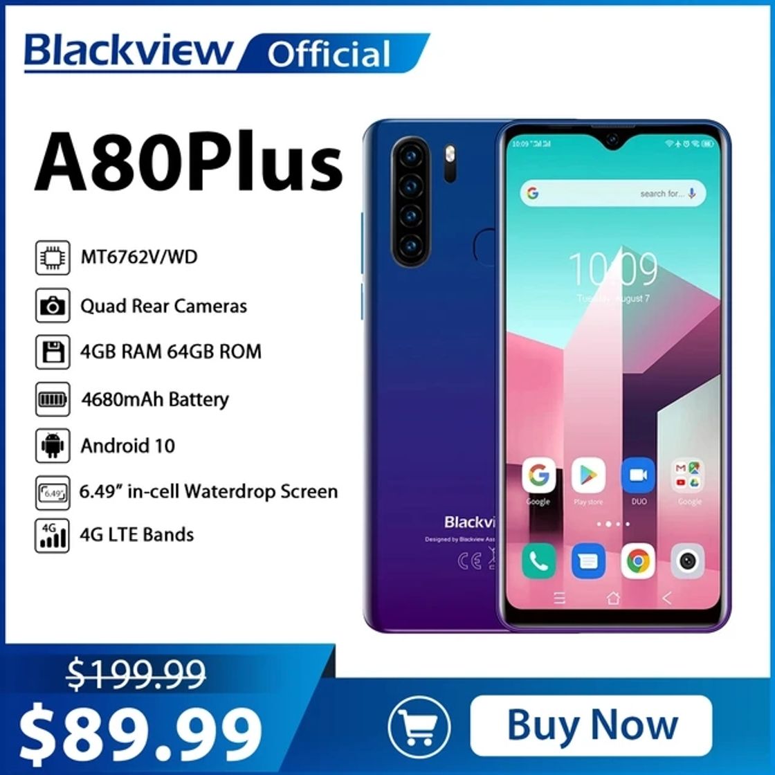 Products Blackview-A80 Plus telefone móvel