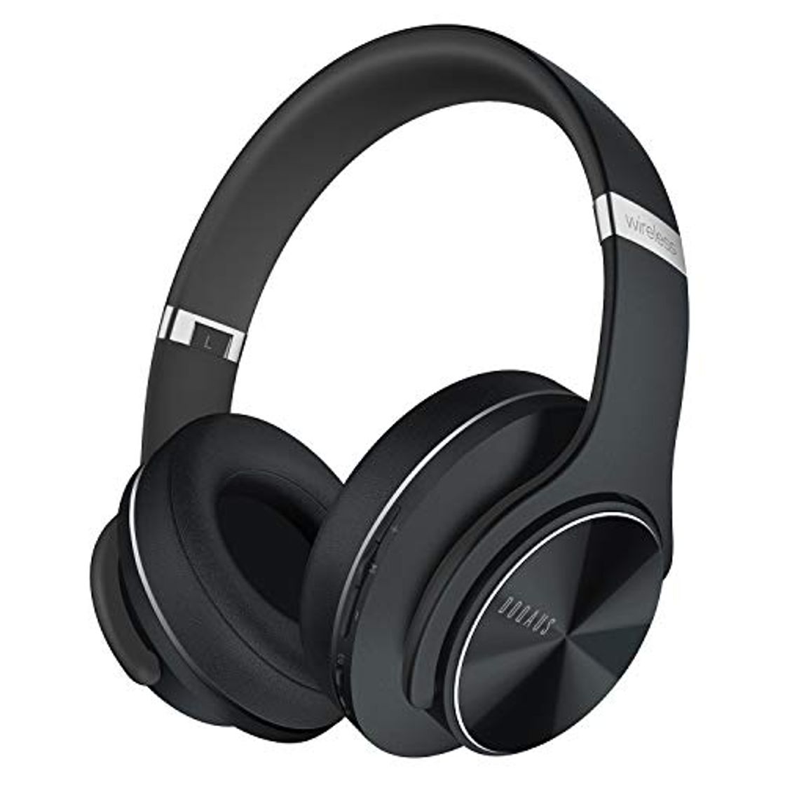 Producto DOQAUS Auriculares Inalámbrico Diadema, [52 Hrs de Reproducir] Hi-Fi Sonido, Cascos Bluetooth