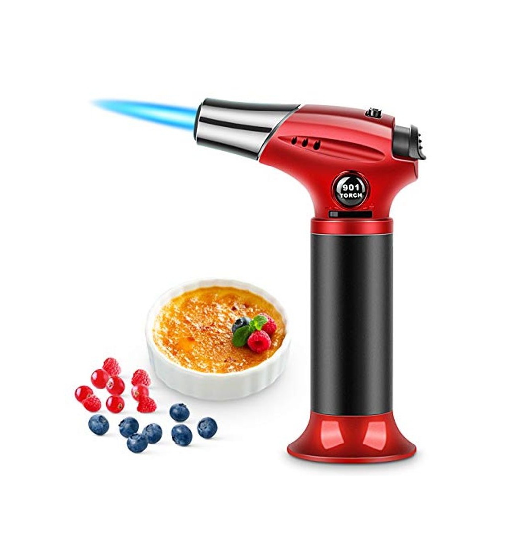 Producto RenFox Soplete de Cocina Recargable Profesional Antorcha de Cocina Antorcha Butano Encendedor