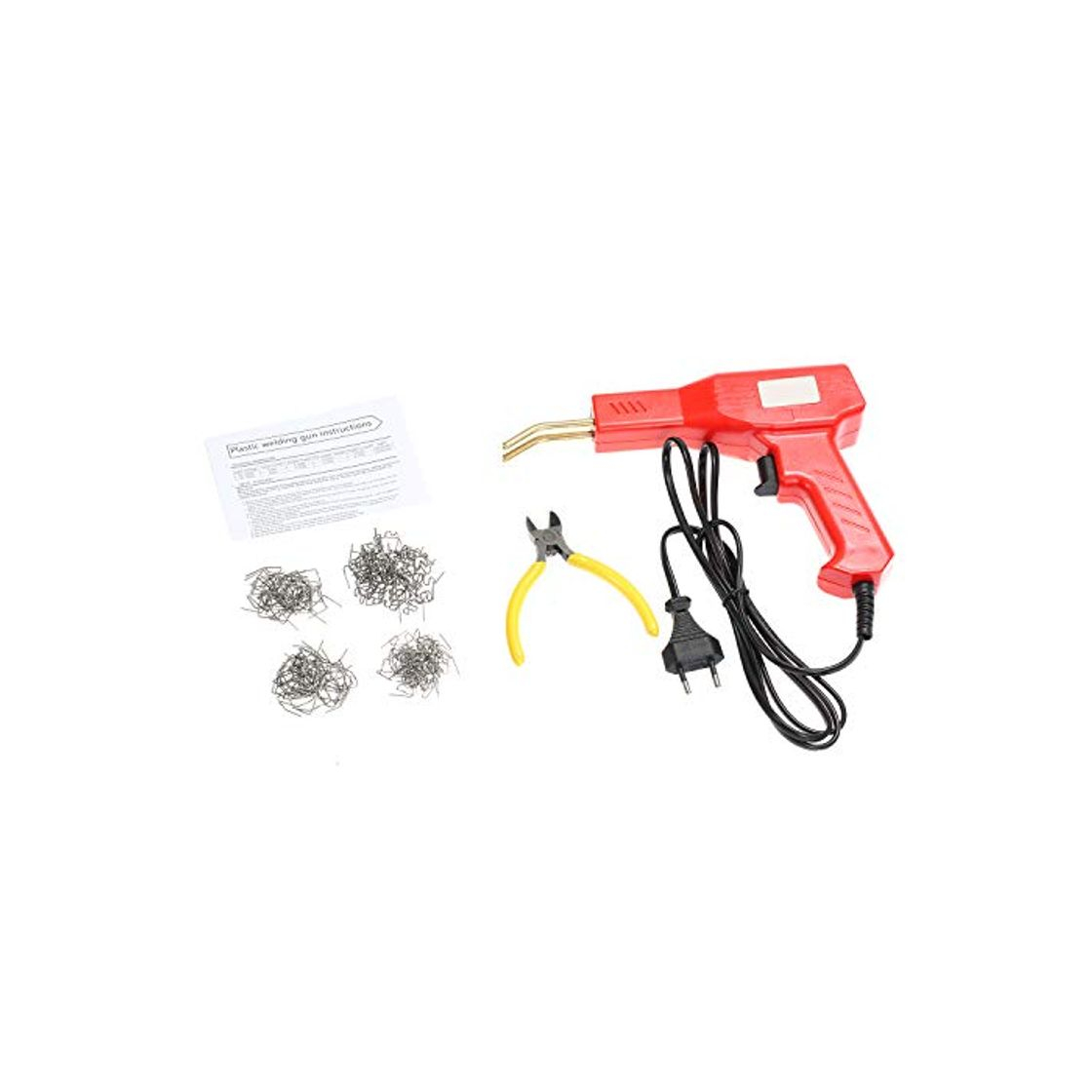 Social KKmoon 50W Grapadora Caliente Plastico Máquina Kit de Reparación de Parachoques de Automóviles Soldadura Soldador Reparación de Pistola