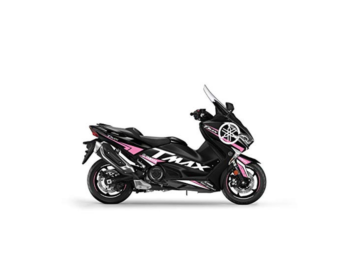 Social Motostick Graphics Kit de calcomanías compatible con Yamaha TMAX 2017-2021 "T-REVS"