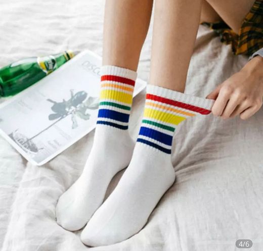 Calcetines arcoíris 