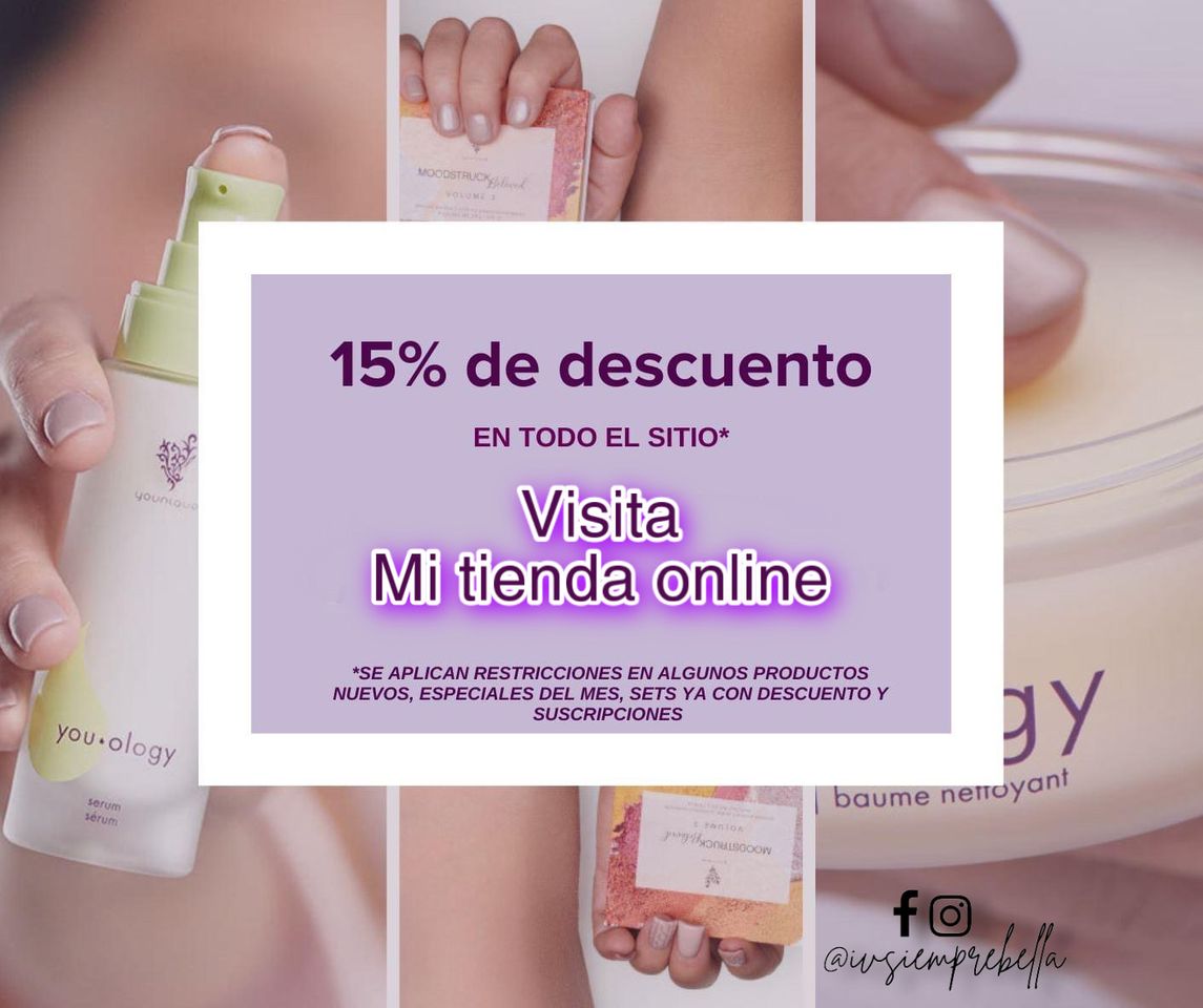 Social 15% de descuento en toda la tienda 