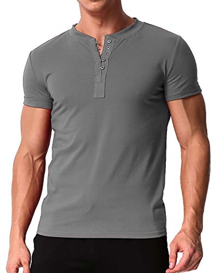 Fashion MODCHOK Hombre Camiseta Manga Corta T