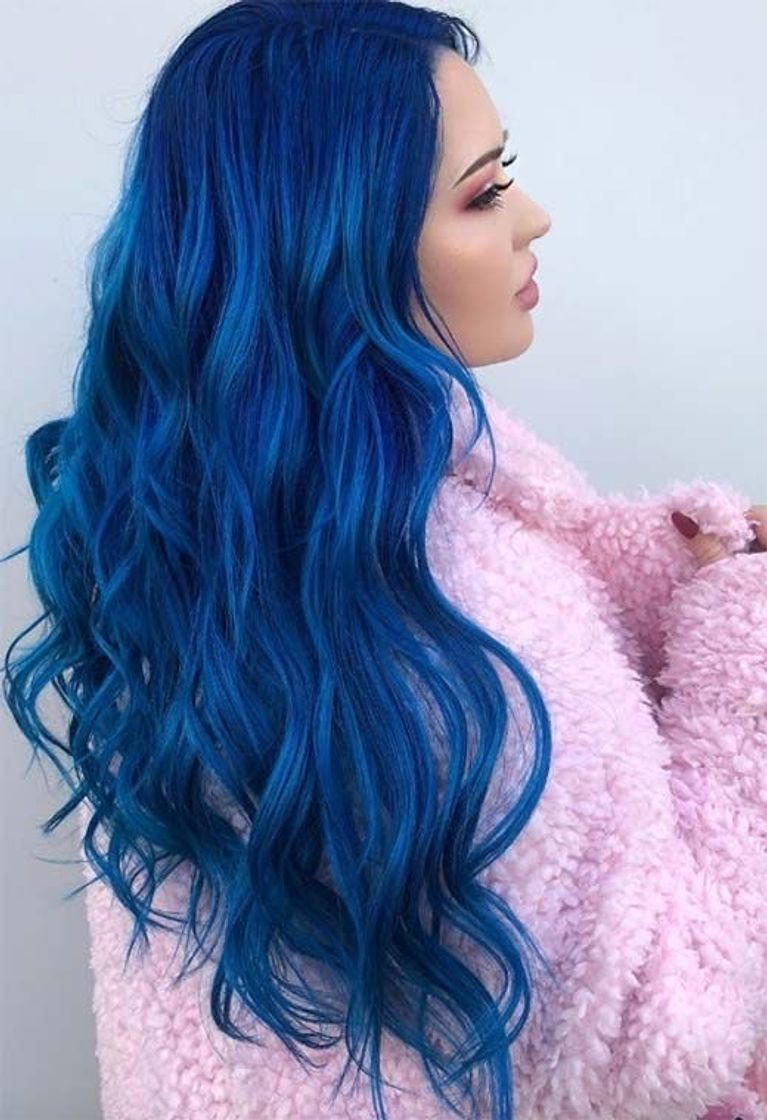 Fashion Cabelo azul