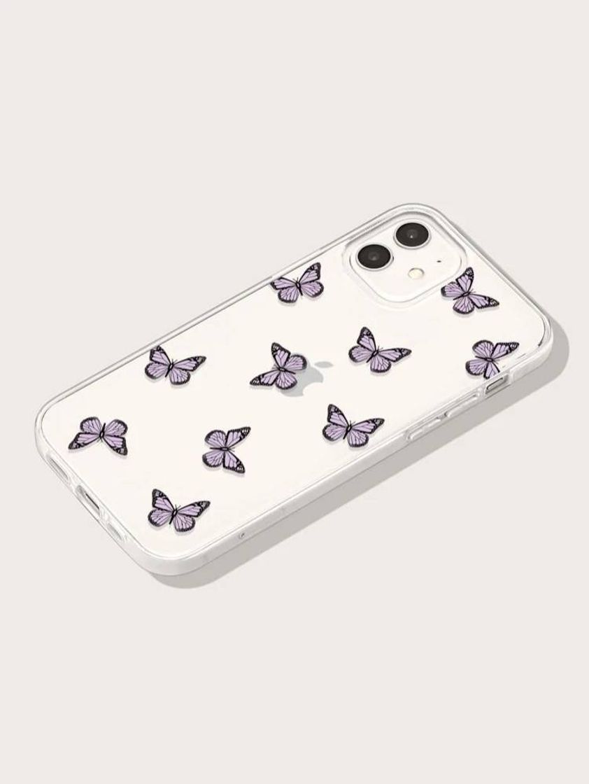 Fashion Iphone Case violet butterflies 