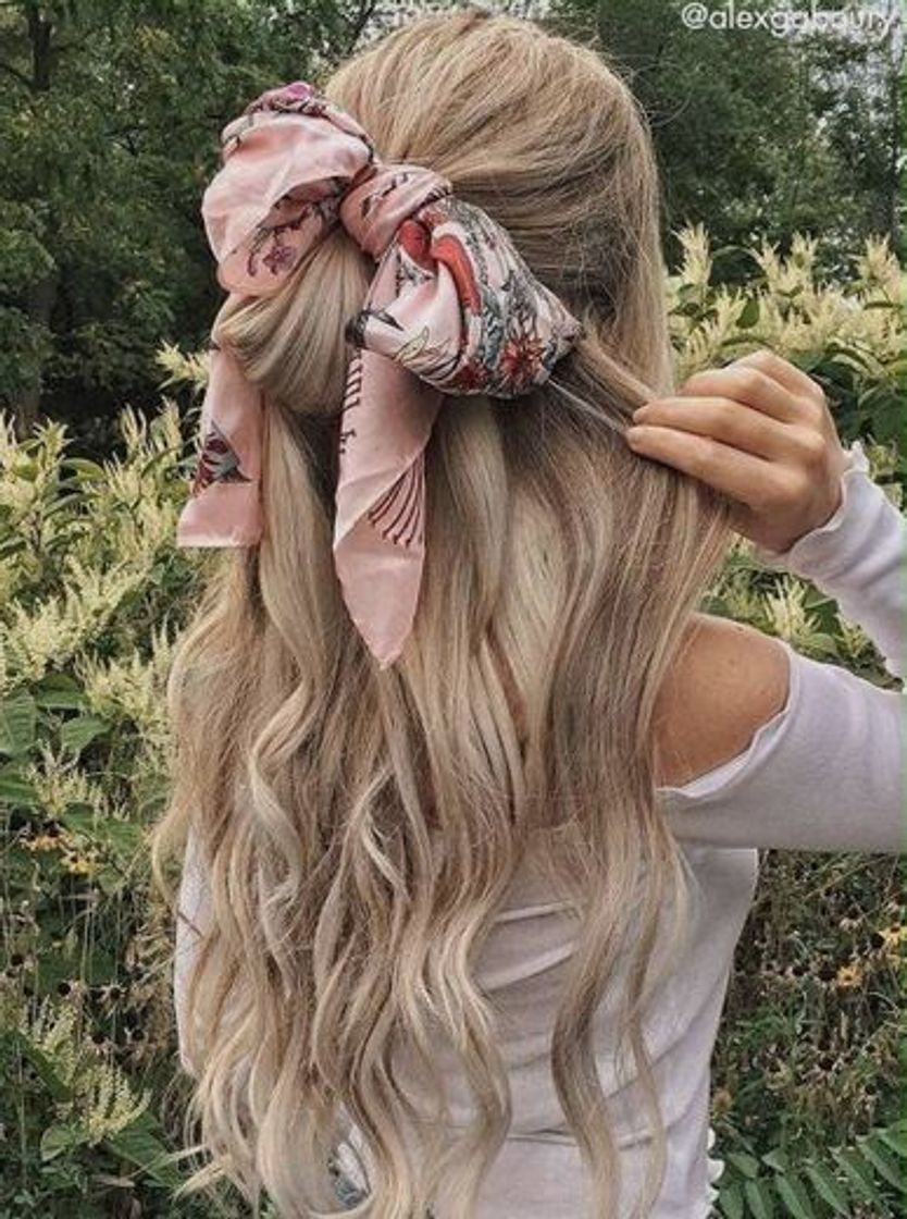 Moda Penteado com lenço