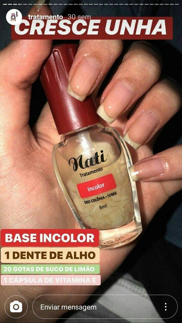 Moda Tratamento das unhas