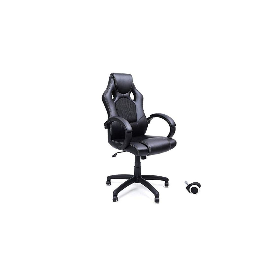 Producto SONGMICS Racing Silla de escritorio de oficina ergonómica regulable con ruedas