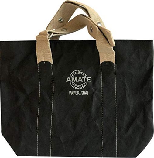 Amate Paper Bag modelo bambú negro